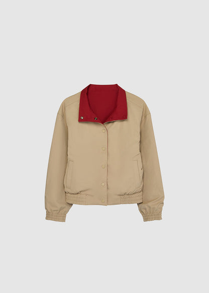 REVERSIBLE BOMBER JACKET