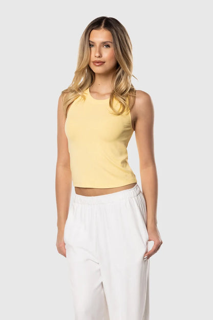 Ribbed Tank Tank Tops - Back