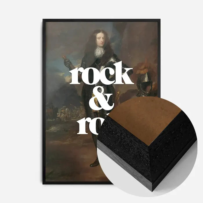 21x30cm | 8¼ x 11¾in / Black Wood Frame