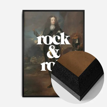 21x30cm | 8¼ x 11¾in / Black Wood Frame