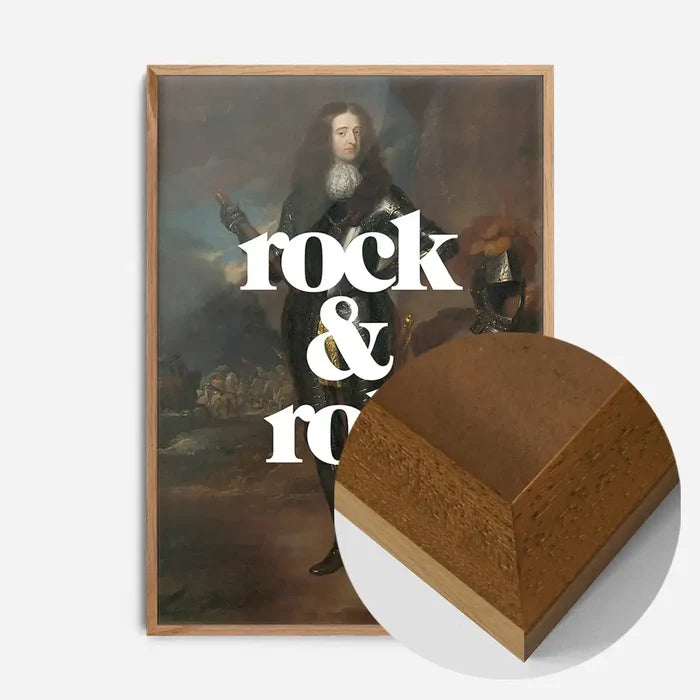 21x30cm | 8¼ x 11¾in / Oak Wood Frame