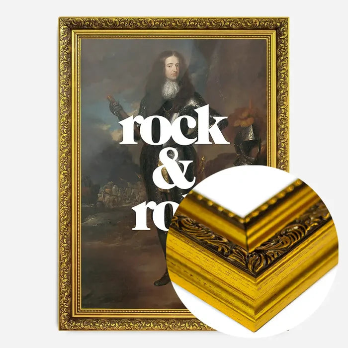 21x30cm | 8¼ x 11¾in / Gold Ornate Frame
