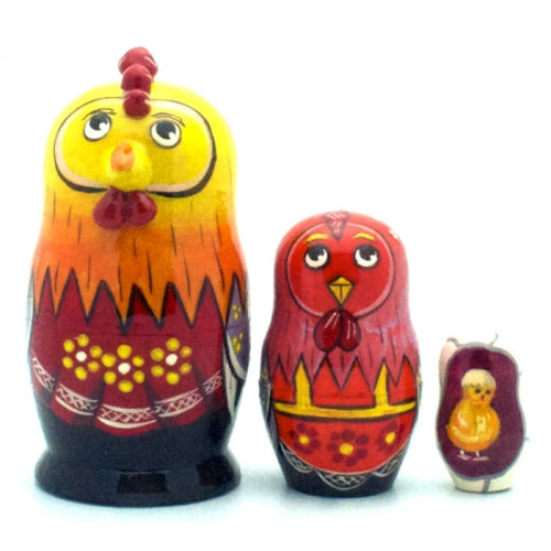 Rooster Nesting Doll