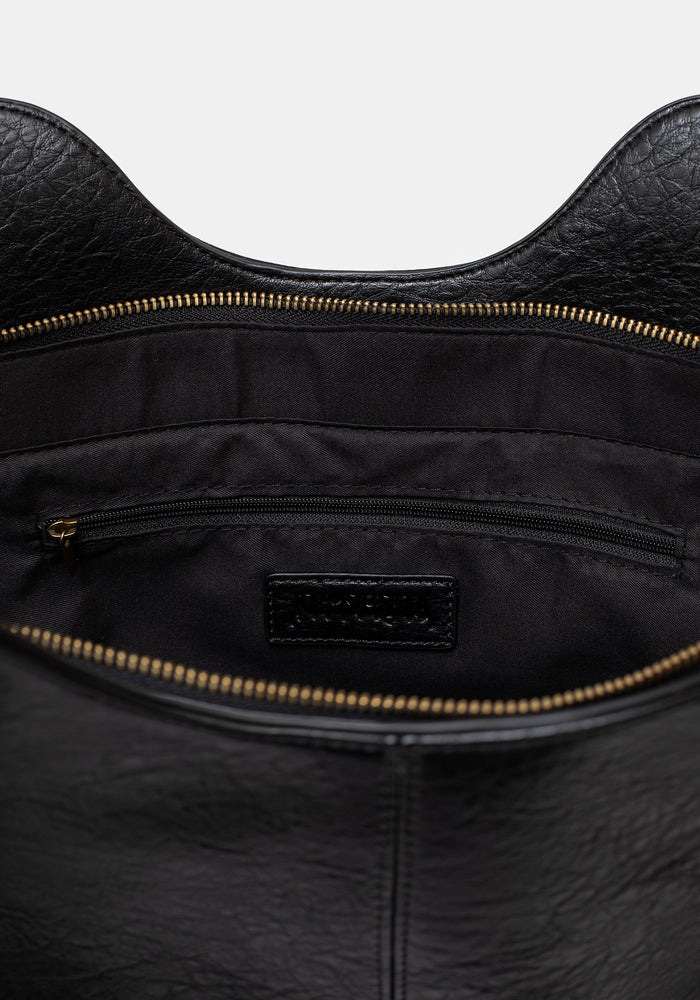 Rosamoth Buckle Shoulder Bag - Black