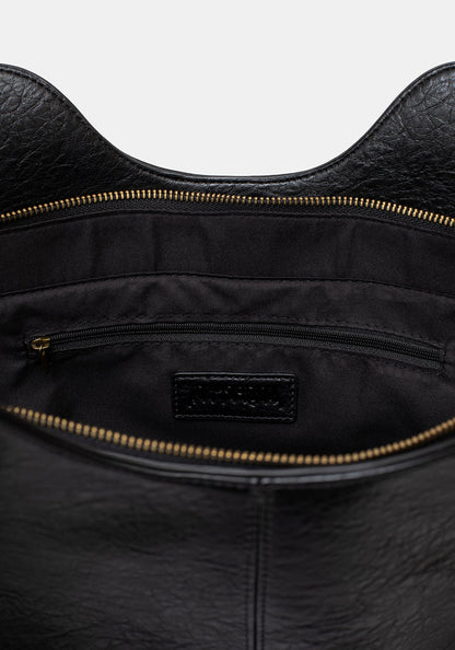Rosamoth Buckle Shoulder Bag - Black