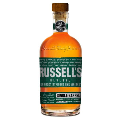 Russell’s Reserve Single Barrel Rye Rye Whiskey Russell’s Reserve