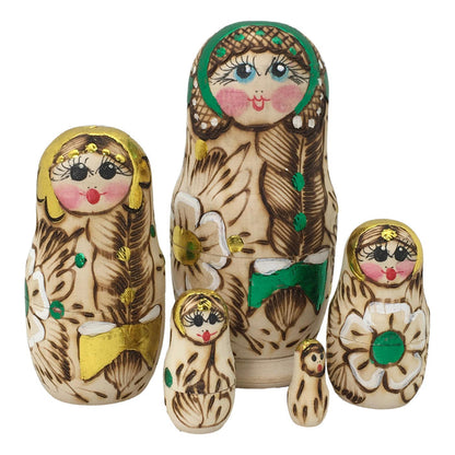 Wooden nesting dolls