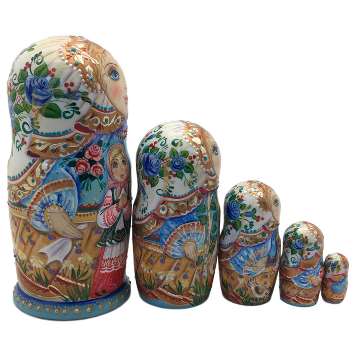 Russian scarf matryoshka