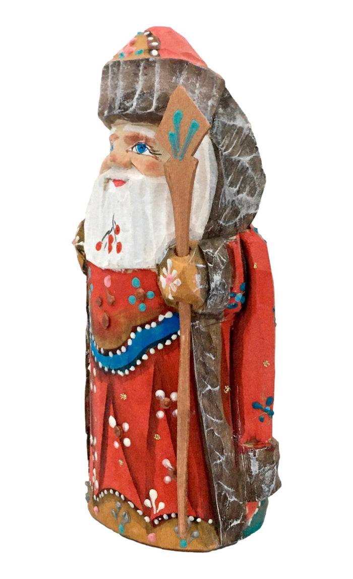 Wooden Santa carved
