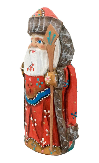 Wooden Santa carved