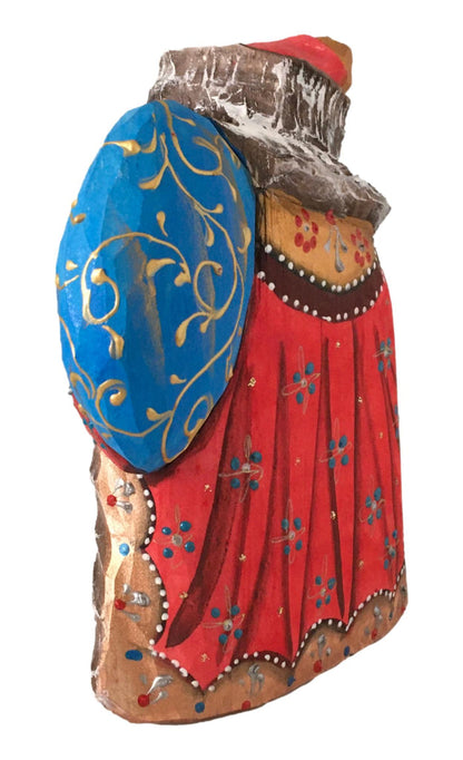 Red blue Santa Claus