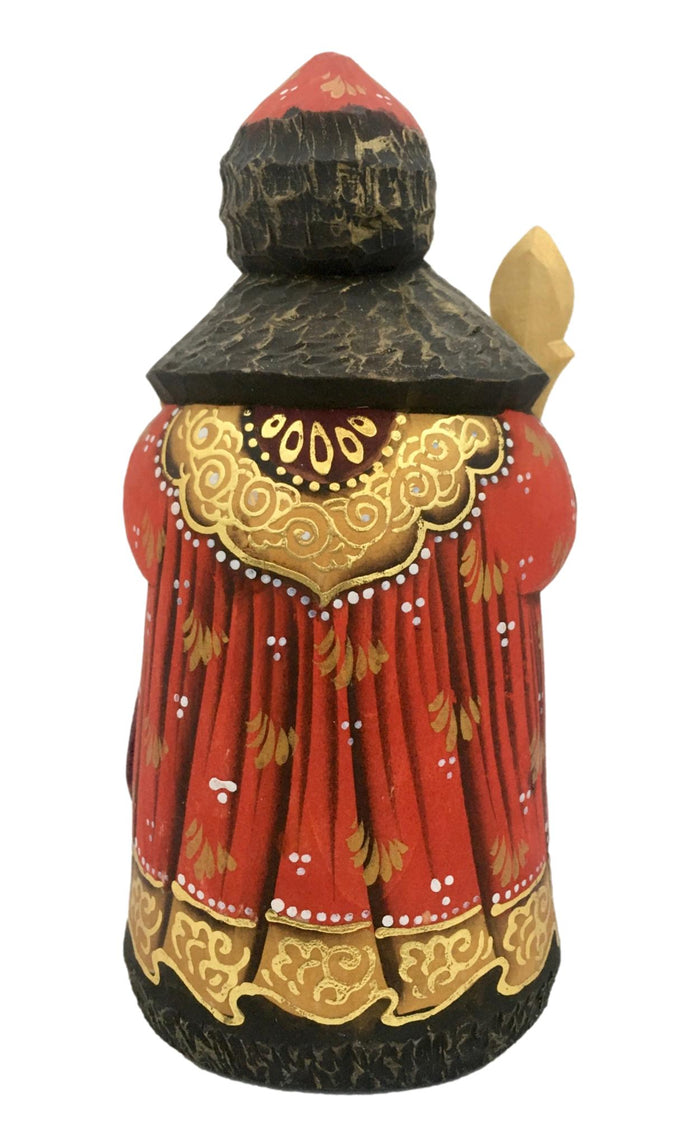 Traditional Russian wooden Santa
