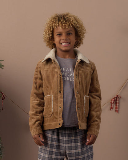 Rylee + Cru Corduroy Jacket in Toffee
