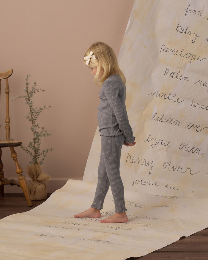 Rylee + Cru Legging in Slate Bloom