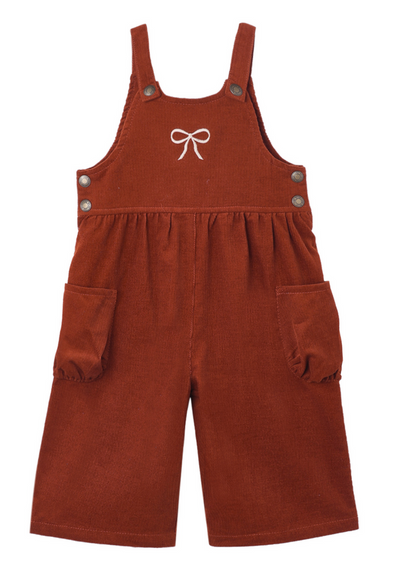 Rylee + Cru Wide Leg Overall in Ruby