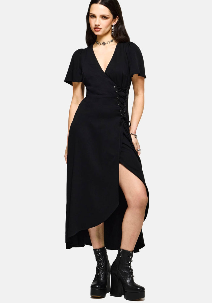 Sableine Wrap Midaxi Dress