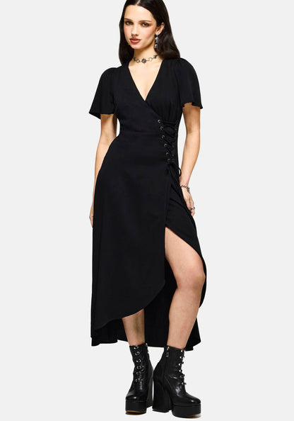 Sableine Wrap Midaxi Dress