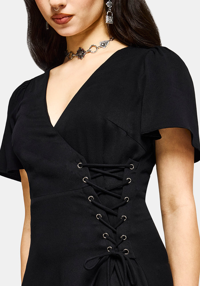 Sableine Wrap Midaxi Dress