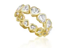 Sahira Bezel Heart Ring