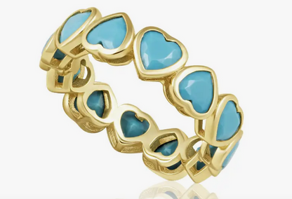 Sahira Bezel Heart Ring
