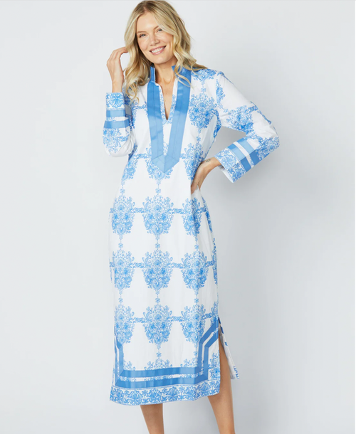 Sail to Sable L/S Tunic Caftan