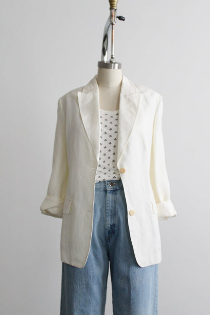 salt linen blazer