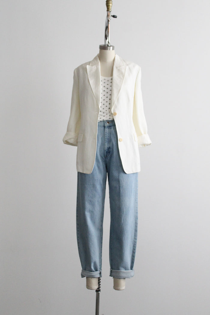 salt linen blazer