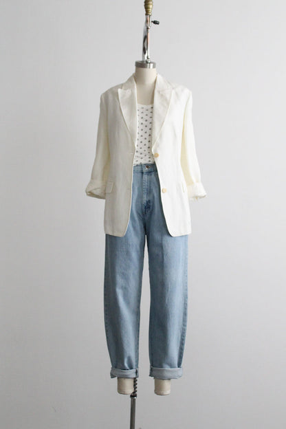 salt linen blazer
