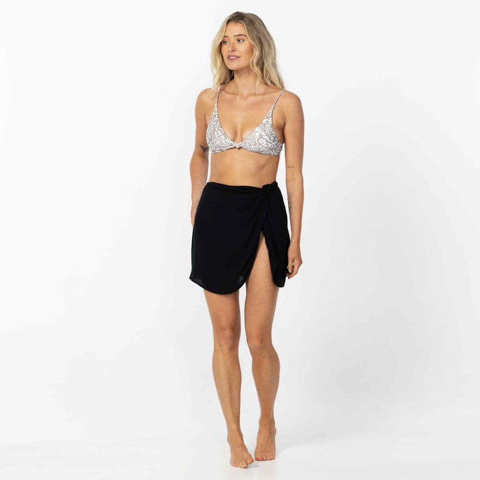 Saltwater Solids Hanalei Mini Skirt - Black