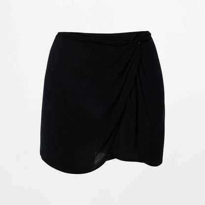 Saltwater Solids Hanalei Mini Skirt - Black