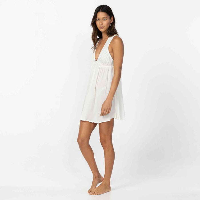 Saltwater Solids Sarah Dress - Vanilla