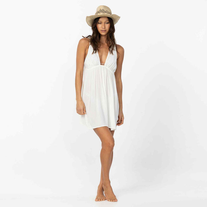 Saltwater Solids Sarah Dress - Vanilla