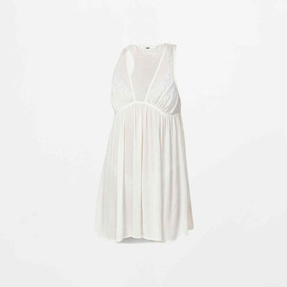 Saltwater Solids Sarah Dress - Vanilla
