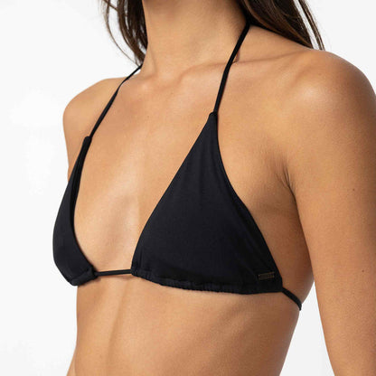 Saltwater Solids Venice Bikini Top - Black