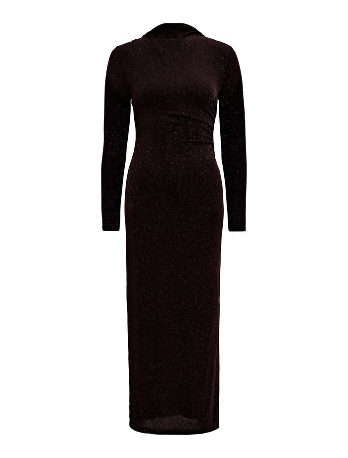 Sammy Glitter Long Sleeve Bodycon Dress Forever New