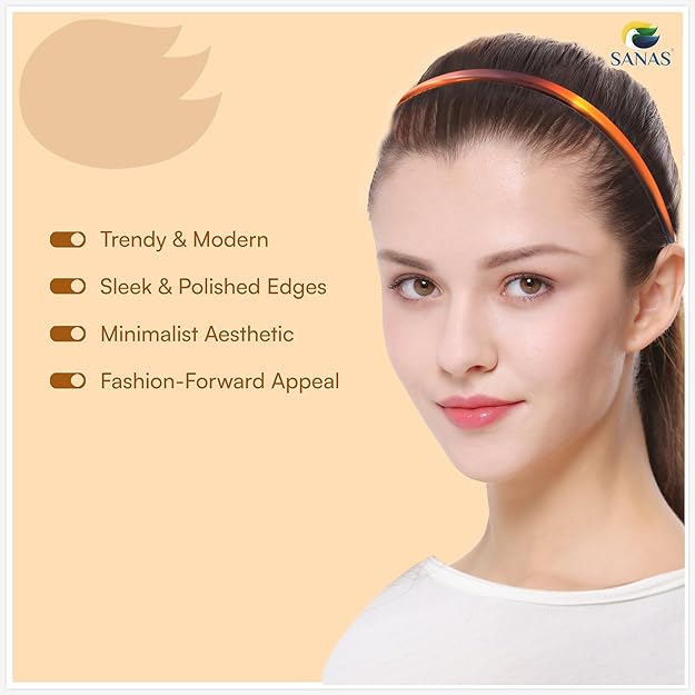 Anti Slip Plastic Headbands for Women