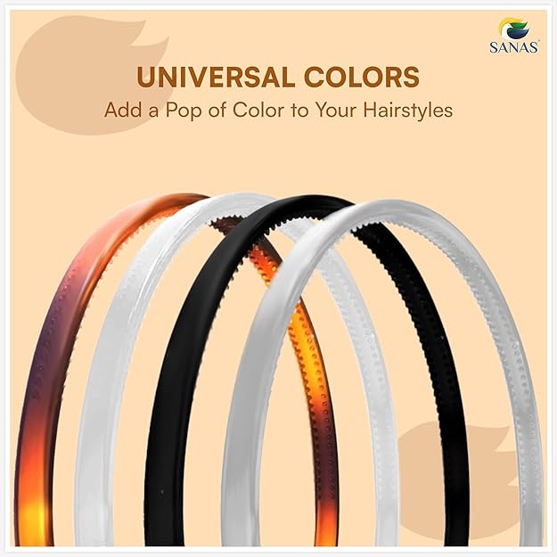 Lightweight Plastic Headbands for Daily Wear