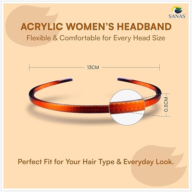 Korean Style Plastic Headbands for Women