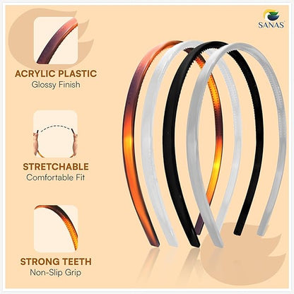 Comfortable Hair Accessories for Women Acrylic Headbands