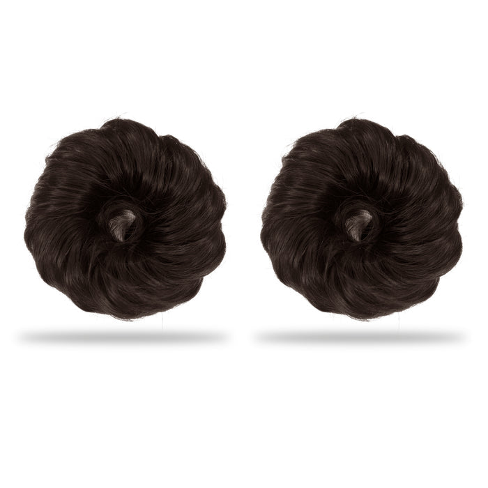 SANAS Hair Accessories for Women Messy Bun Hair Extension Brown