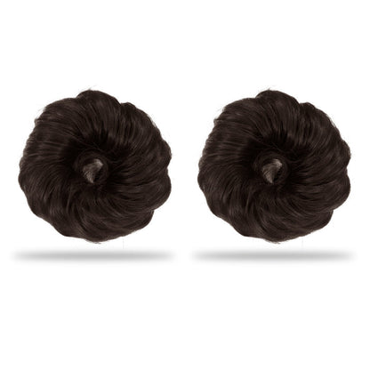 SANAS Hair Accessories for Women Messy Bun Hair Extension Brown