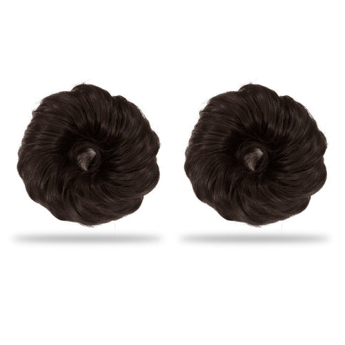 SANAS Hair Accessories for Women Messy Bun Hair Extension Brown