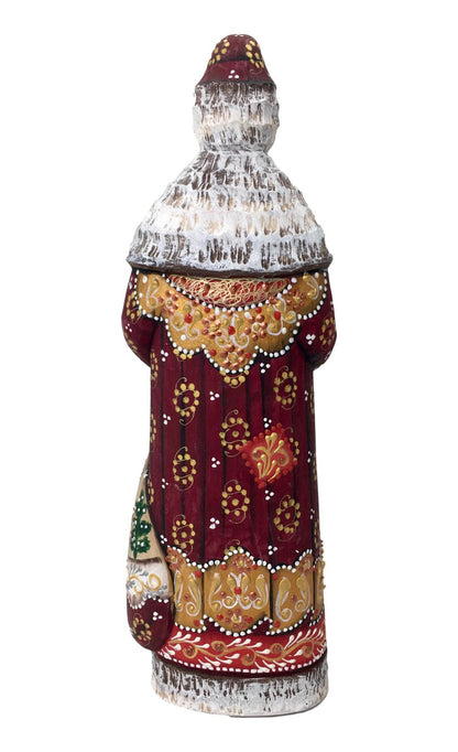 Handcrafted wooden Santa