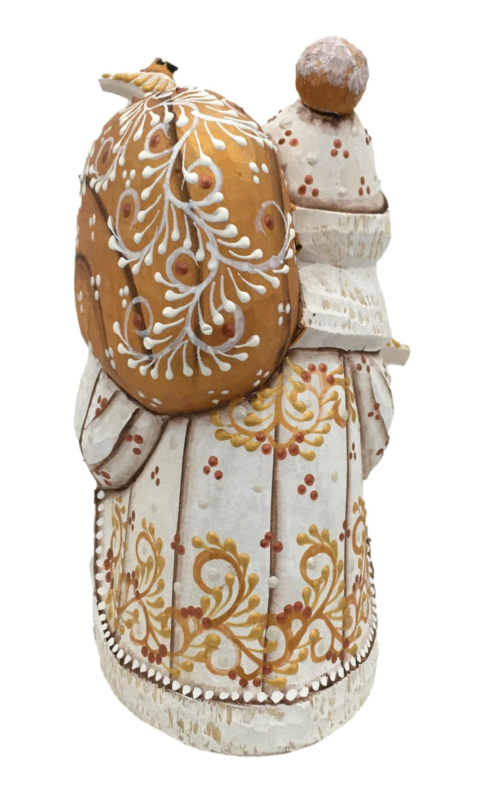 Wooden Russian santa