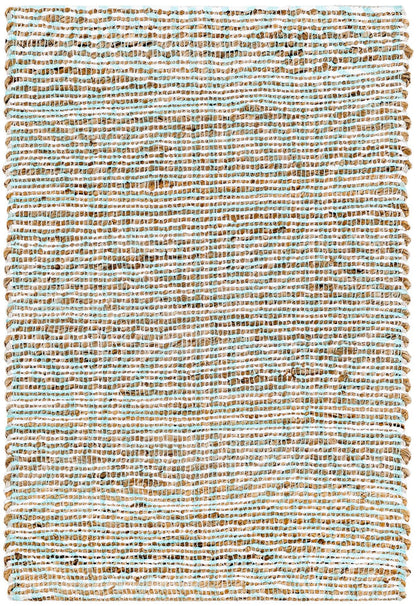 Desert Weave Jute Collection Area Rug -  Thar Rectangle Blue and Ivory  lifestyle 4