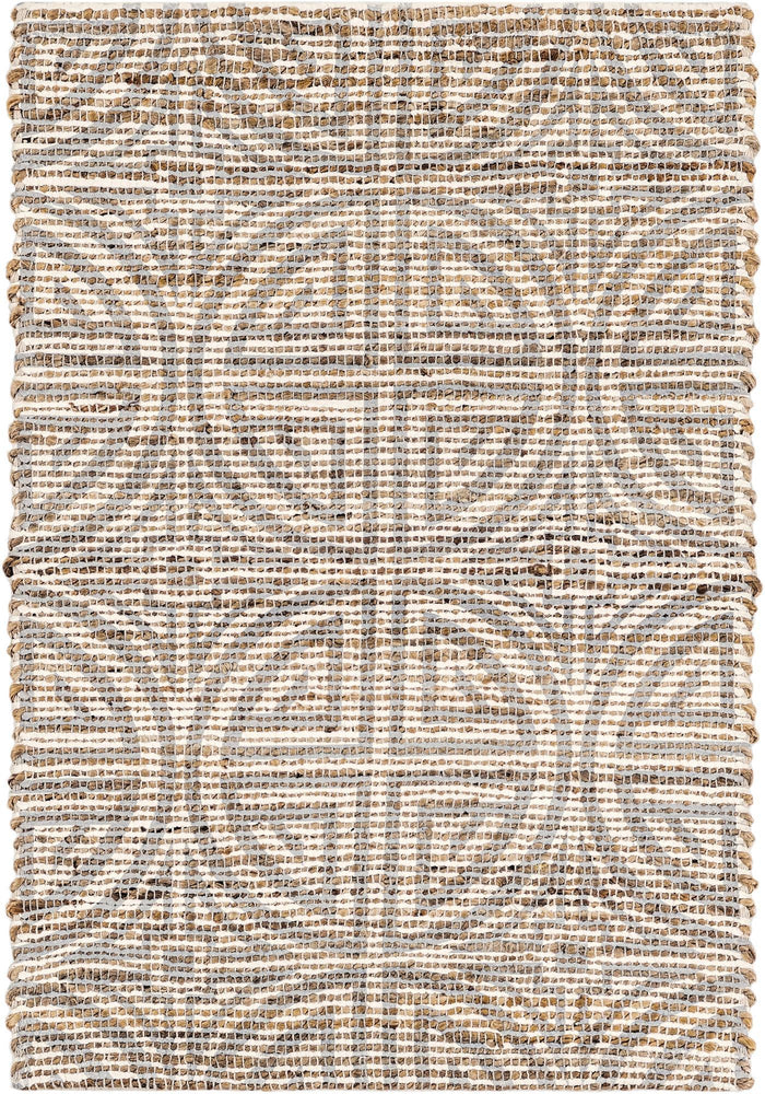 Savannah Threads Collection Area Rug -  Thar Rectangle Ivory and Gray  lifestyle 5