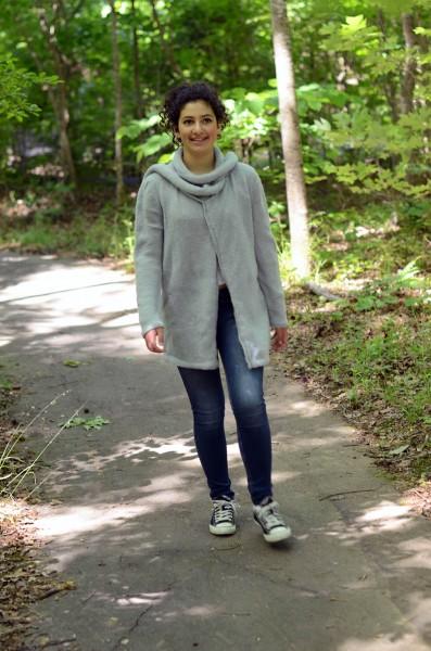 Scarf Cardigan and Bow Hat Pattern Universal Yarn