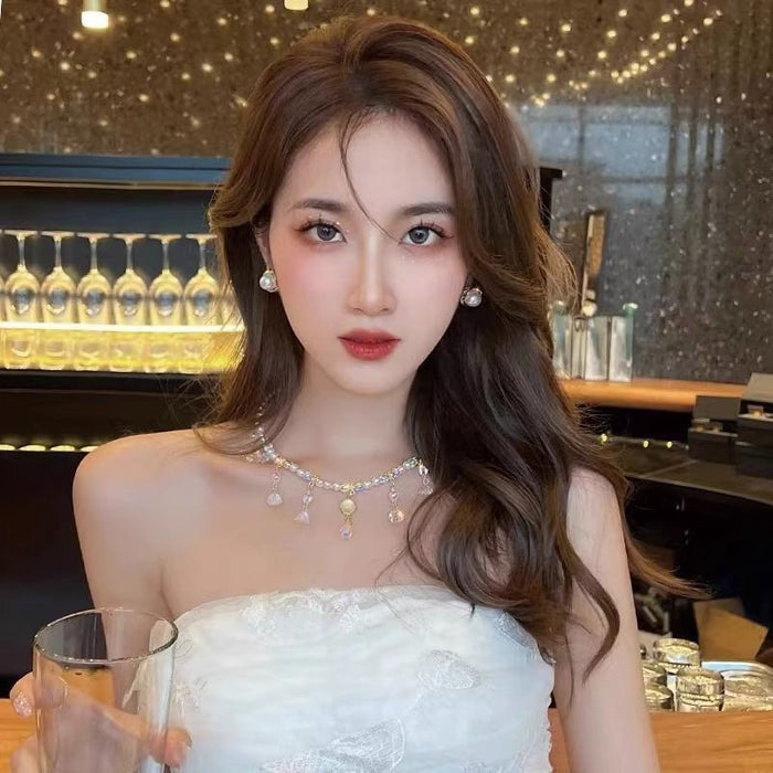 Secret Garden Pearl Necklace - Fashionnsio