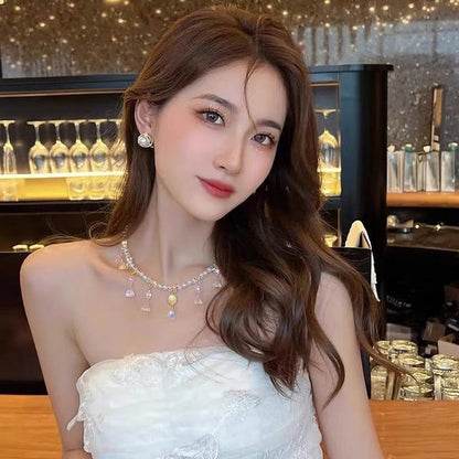 Secret Garden Pearl Necklace - Fashionnsio