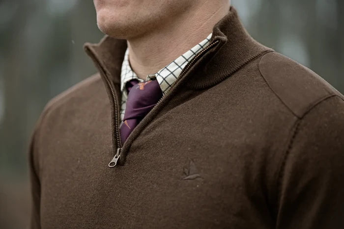 Seeland Pine Half Zip Sweater